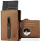 DODENSHA Airtag Portafoglio da uomo con protezione RFID | Portafoglio Slim con Tasca Portamonete |Airtag porta carte credito uomo per Fino 7+ Carte | portafoglio uomo slim | Marrone Vintage