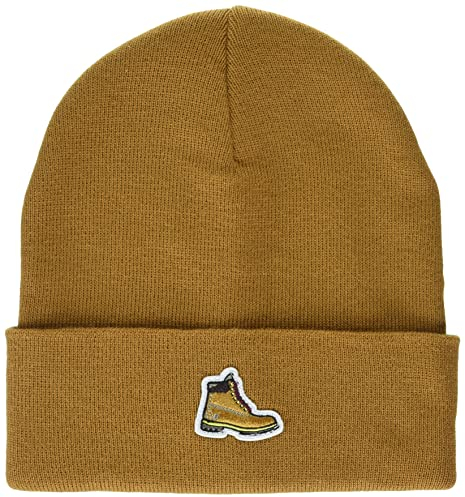 Timberland Herren Tall Cuffed Beanie-Mütze, Weizen, Einheitsgröße