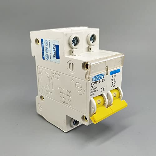 Disjoncteur,Disjoncteur 20a 2P DC 600V Disjoncteur C Courbe Unipolaire Fusible À Courant Continu (Rated Current : 2P 20A)