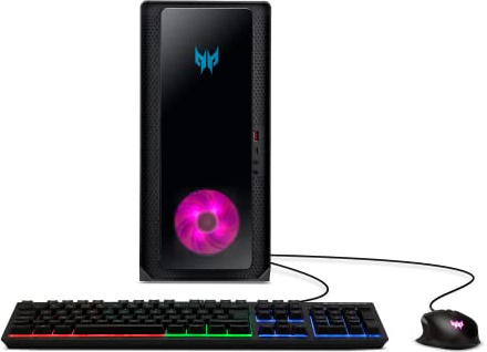 Acer Predator Orion 3000 PO3-640-UD14 Ordinateur de Bureau de Jeu | Intel Core i7-12700F 12 cœurs | NVIDIA GeForce RTX 3070 | 16 Go DDR4 | SSD Gen4 1 to | Disque Dur 1 to | Intel WiFi 6E AX211 |