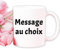 Mug personnalisable avec message – Cadeau unique pour Noël, fête des mères, Saint-Valentin – Option mug magique disponible