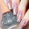 DouborQ Glitter Nail Polish Silver Glitter Translucent Long-Lasting Sequins Nail Art Varnish (25)