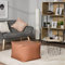 Paco Home Indoor Sitzsack Sessel Wohnzimmer Sitzkissen Hocker Sitzhocker Bodenkissen Fußhocker Pouf Quadratisch Modern Ungefüllt Einfarbig 50x50x40