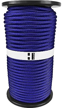 Hummelt Rope Flechtleine Polypropylenseil 10mm 60m dunkelblau auf Rolle