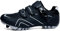 PENXZT Herren MTB Cycling -Schuhe Mountainbikeschuhe kompatibel mit 2-Bolzen-SPD-Stollen Innen im Freien Fahrradschuhe mit schneller Schnalle,A,42 EU