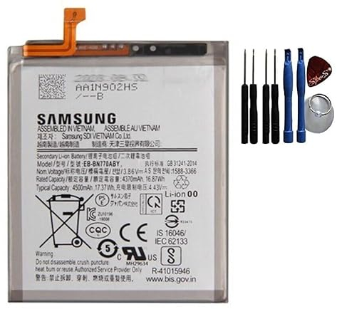 Original Samsung Ersatzakku akku für Samsung Galaxy Note 10 Lite N770F Batterie Battery EB-BN770ABY mit Werkzeug für einbau