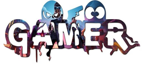 codiarts. XXL Gaming Zone Wanddekor 3D-Panel, Lasergeschnitten, Designs WOT FN COD GRAFITTI METAL HOLZ (LARGE, FN)
