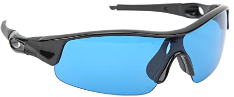Asixxsix Indoor-Hydrokultur-Wachstumsraumbrille mit Brillenetui, Indoor-LED-Wachstumslichtbrille mit HPS-Blocker-Gläsern, UV-Schutzbrille für Gartenbau und Indoor-Gartenarbeit (BLUE)