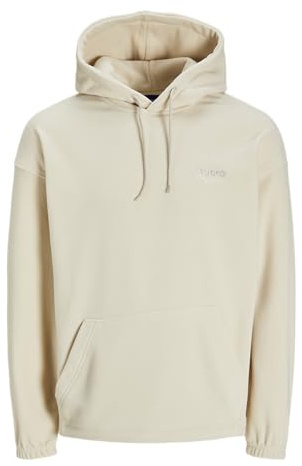 JACK & JONES Herren Hoodie Kapuzenpullover JORVESTERBRO Sweat Fleece-Relaxed Fit