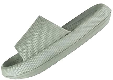 OOG Damen Schlappen Hauschuhe Badeschuhe (Mint, EU Schuhgrößensystem, Erwachsene, Damen, Numerisch (von/bis), M, 36, 37)