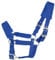 XUANNIAO Verstellbares Pferdehalfter, flexibles Filly Weidehalfter, Fleece-Halfter (Blau, S)