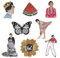 testlili Harry Styles Singer Embroidered Patches, Set of 8, Sew On/Iron On, Embroidered Appliques for Fans, Clothing, Bags, Accessories