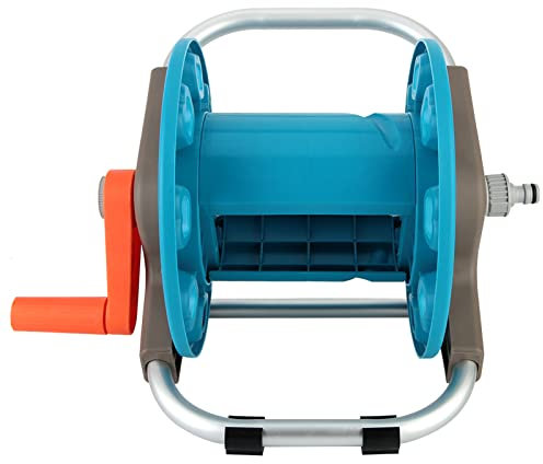 Aladeno G1/2 Wasserrohr-Gartenbewässerungswagen, Rollenseil-Aufbewahrung, Schlauchhalter, Aufbewahrungshalter, Wasserrohr-Wagen, Rolle, Schlauchaufroller, Wagen, Organizer für