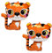 Nine San 2Stück Tiger Luftballons Folienballon Tiere Kinder Geburtstag Dschungel Deko