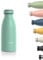 LARS NYSØM Edelstahl Trinkflasche 350ml, 500ml, 750ml, 1L, 1 5 liter | Thermosflasche Kohlensäure geeignet | Auslaufsichere Wasserflasche für Sport, Outdoor, Schule (Aqua Turquoise, 350ml)