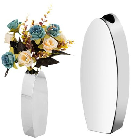 Vase aus – Blumenvase für Moderne Häuser | Stilvolle Blumenvasen für Couchtisch, Esstisch und Thekendekoration