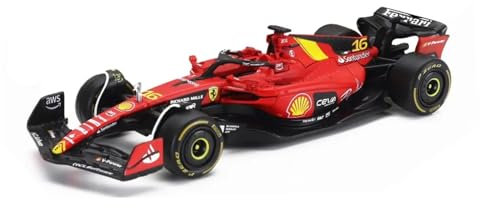 FERRARI SF-23 Pilota 16 CHARLES LECLERC Modello Auto DieCast Metallo F1 GP Monza Italia 2023 - Scala 1:43 12cm Bburago 18-36836