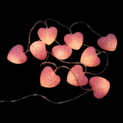 Uonlytech 1stück Herz Lampen Lichterkette Usb Weihnachts Und Valentinstag Deko Romantische String-lampe Für Schlafzimmer Und Balkon Mit Leds Warmes Licht Für Festliche Atmosphäre