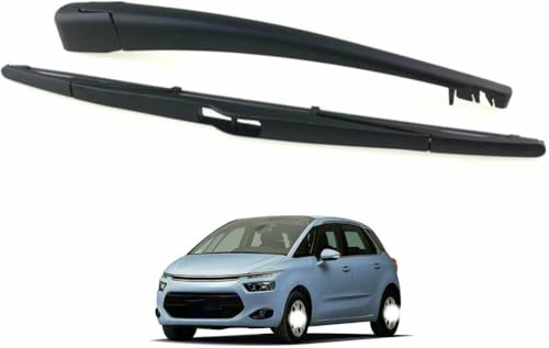 Escobilla y Brazo del limpiaparabrisas Trasero para Citroen C4 Picasso 2013-2018 Limpiaparabrisas Trasero