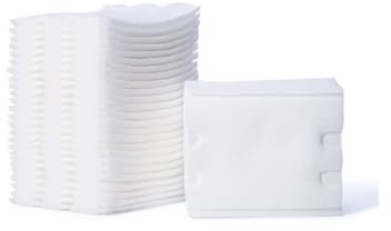 Wattepads 3 Stück-pack aus Vliesstoff Doppelseitige Dreilagige, für Make Up | Weiße Gesichtsschwämme, Sanft zur Haut, Praktisch für Make Up und Körperpflege Zufällige Farbe