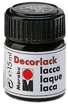 Marabu Decorlack Acryl, Dunkelblau 053, 15 ml