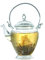 Cha Cult Glas Teekanne Mata 0,45l für Teeblumen