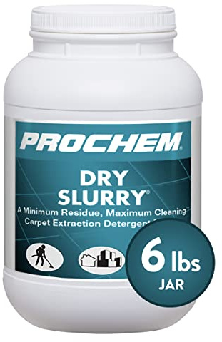 Prochem Dry Slurry Professional Cleaning Concentrate Detergent Powder for Carpet, 6 Lb Jar
