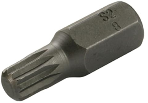 SW-Stahl 05322L Innenvielzahn Bit M8-3/8 Zoll Schraubendreherbit | Kurzer Spline Schraubbit aus Chrom-Vanadium - Robuster Bit Einsatz für Ratsche - Ideal für Industrie und Werkstatt
