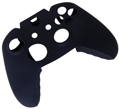 Schwarz Silikon Schutzhuelle Case Cover Etui fuer XBOX ONE Game Controller