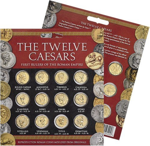 Westair - Goldmünzen der ersten 12 römischen Kaiser (authentische Replikate) - 12er Set: The Twelve Caesars - Solidus, Ungraded, Unzertifiziert