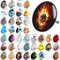 Sanilo Badewannenstöpsel, viele schöne Stöpsel für die Badewanne zur Auswahl, universal mit Motiv (Totenkopf in Flammen)