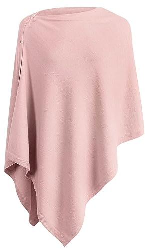 PULI Damen Schal Poncho Decke Cape Cardigan Kaschmir/Kaschmir Wickelschal Geschenk für Mutter
