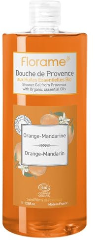 Florame Gel de douche orange/Mandarin, 1000 Ml
