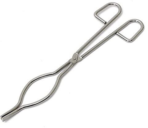 EsportsMJJ 25Cm Edel Stahltiegel Zange Klemme Graphit Schmelzofen Zangen Halter