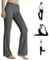 Damen Jogginghose, schnell trocknende Sporthose mit versteckten Taschen, mittlhohe Taille stilvolle freizeitliche Yogahose für Fitness, Outdoor-Sport und als Alltagskleidung (Hemp Gray, L)