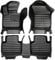 fussmattenprofi.com Auto Fussmatten Kompatibel mit Volvo XC 90 (2.Gen) Baujahr ab 2015 I 100% Passgenau Geruchlos Allwetter Fussraumschale I 5D Premium TPE Fußmatten Set