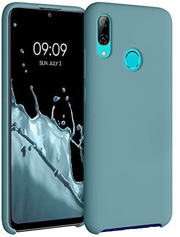 kwmobile Cover per Huawei P Smart (2019) Custodia - Back Case per Smartphone in Silicone TPU - Protezione Gommata - artic night