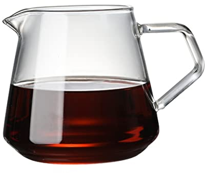 ZNZNANG Glass Range Coffee Server ,Borosilicate Glass Coffee Server,Suitable for Brewing Coffee, Milk , Tea (650ml/22 oz)