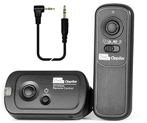 Pixel Kabellose Fernauslöser RW221 E3 Auslöser Fernbedienung Kompatibel mit Canon R6 RP 850D 90D 750D 2000D Kompatibel mit Olympus OM-1 M1X M1-2 M1-3 Kompatibel mit Fuji XT3 XT4 XT30 GFX100 GFX50SII