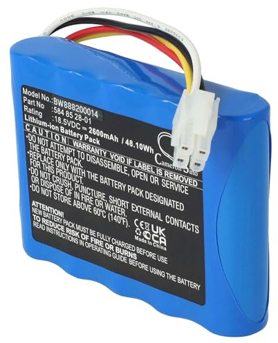 vhbw Akku kompatibel mit Gardena Smart Sileno Free 800 | Smart Sileno free 600 Rasenmäher (2600mAh 18,5V Li-Ion)
