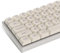 Double Shot PBT keycaps Set,XDA Profile keycaps 75 Percent,Milky White Keyboard caps,Dye-Sub Key Cap,Custom Keycaps for Gateron MX Switches Mechanical Keyboard (134keys)