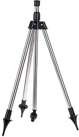 Trípode de Soporte para Sistema de riego de jardín 1/2, excelente para Usar en riego de césped, cenador y arbusto en Patio o jardín. Trípode de Soporte con 1,2m de Altura y con Rosa ½’’ Hembra