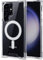 JProtect für Samsung Galaxy S23 Ultra Hülle für Magsafe (TOP Schutz & Magnetkraft) Magnetische Handyhülle Transparent für Samsung S23 Ultra - Hülle Magnet für MagSafe Zubehör Case Stoßfest