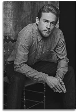 NOGRAX Schauspieler Charlie-Hunnam Poster für Schlafzimmer, Ästhetik, Bilddruck, Leinwand, Malerei, 20 x 30 cm, ungerahmt