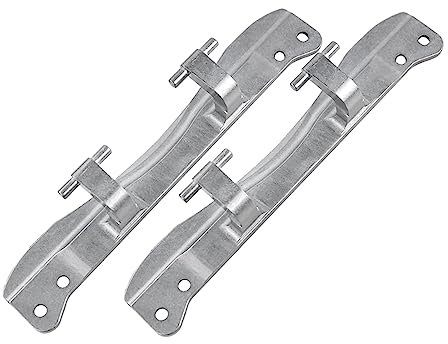 GORMEL W10208415 Bisagra for Puerta de Secadora Compatible con Secadora y Lavadora de Carga Frontal Whirlpool, 1872427, AP6017115, 2 Piezas
