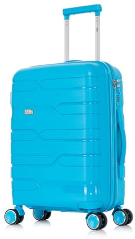 1990s Maleta de Cabina 55x38x22cm (44L) Polipropileno - Candado Incrustada - 20 Pulgadas - Turquesa