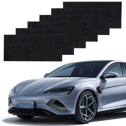 YANINEE 6 Stück Magical Nano Sparkle Cloth Tuch Auto Kratzer Original für Reparatur von leichten Kratzfarben,Lackpflege, Autoreinigung