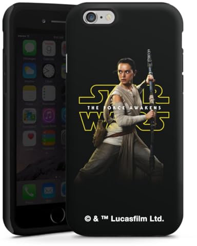 Panzer Handyhülle kompatibel mit Apple iPhone 6s robuste Outdoor Hülle Schutzhülle matt Rey schwarz Star Wars