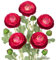Arborus 5 STK Künstliche Blumen wie Echt Künstliche Ranunkeln 50 CM Lang Kunstzweige Blüend Fake Blumen zum Basteln für Vase Blumenstrauß Tisch Regal Fensterbank Deko Modern Boho Vintage Rustikal Deko