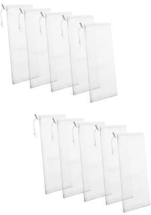 TINEASUR 10stücke Vogelfutter-netzbeutel Robuste Futterstation Für Wildvögel Hängende Futtertaschen Kordelzug Praktisch Und Langlebig Für Vogelbeobachtung Für Verschiedene Futterarten